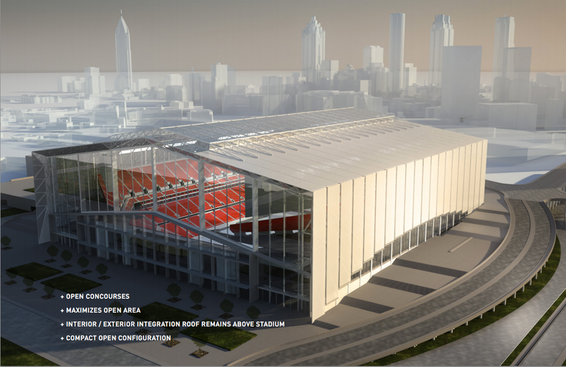 Illustration for article titled The Prospective Designs For The Atlanta Falcons' New Stadium Are Crazy